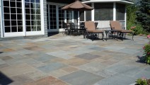 Raised Bluestone Patio in Minnetonka
