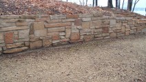 Highland Brownstone Web Wall on Lake Minnetonka