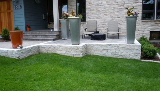 Waukesha White Patio Support in Minneapolis