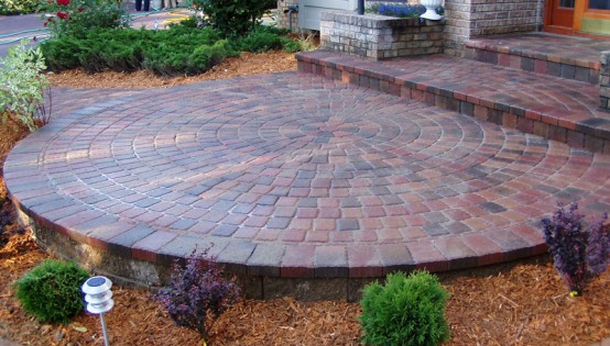 Borgert Circle Pattern Stoop in Edina