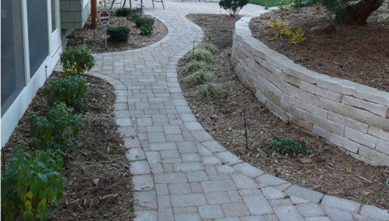 Rear Entry with Belgard Pavers
