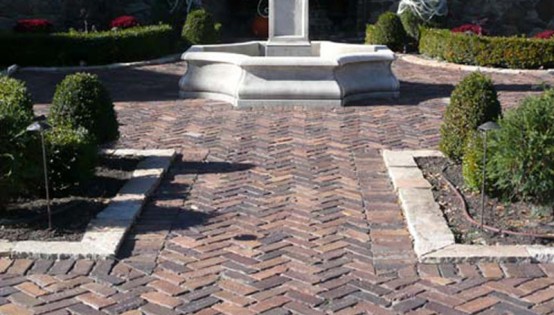 Grand Flint Paver Entry in Edina