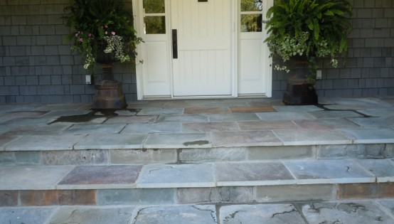 Veneered Bluestone Entry in Edina