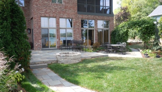 Bluestone patio and walk in Minnetonka