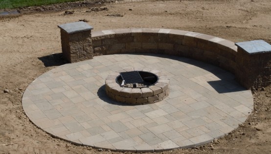 Willow Creek Slaton Pavers and firepit